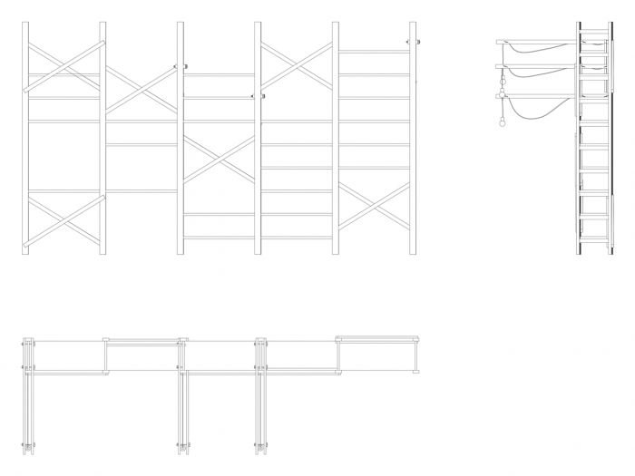 Mjölk architekti, Bookstore Artmap, knihovna 01 – foto