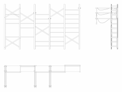 Mjölk architekti, Bookstore Artmap, knihovna 01 – foto