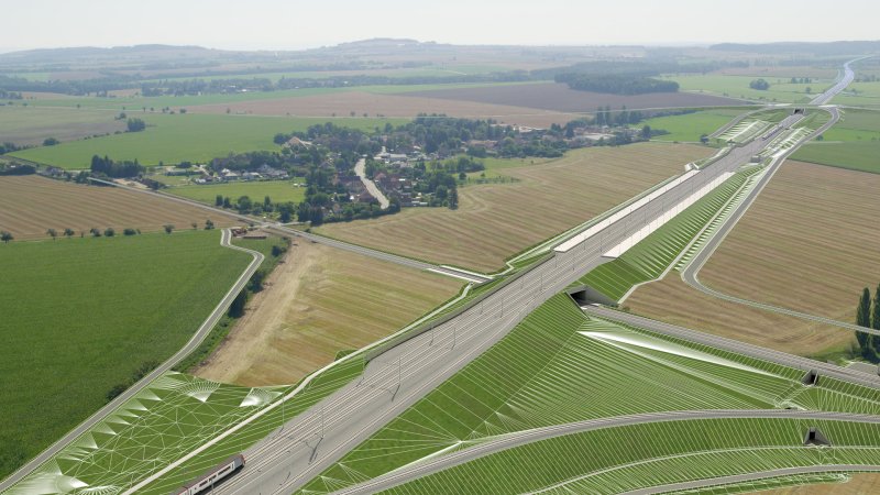 Odstartovala architektonická soutěž na nový terminál vysokorychlostní trati Kořenice-Bečváry.
