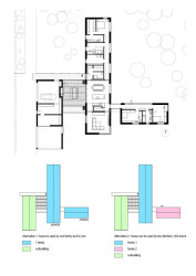 Půdorys (Dům u vinohradu, ARCHITEKTI mikulaj & mikulajová )
