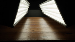 Skenování povrchu tvrzeného kamene TechniStone®, proces jehož výsledkem je hotový 3D model materiálu.