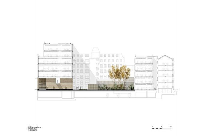 40 Chancery Lane, Bennetts Associates, Londýn, Foto