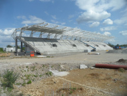 Košická fotbalová aréna, ADIF s.r.o., HESCON s.r.o. - foto z výstavby
