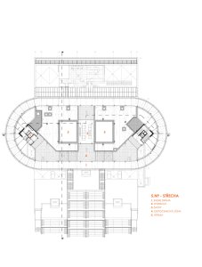 City Campus Ostrava, Zázemí sportu a behaviorálního zdraví, ATELIER SIMONA GROUP: Půdorys 5NP
