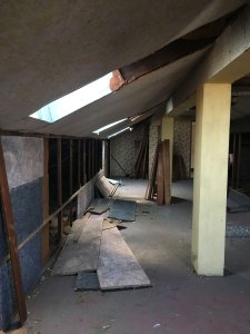 Podkrovní byt v Turíně, BLAARCHITETTURA - foto původního stavu