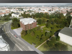 Projektil architekti, Jihočeská vědecká knihovna, 3. místo, vizualizace