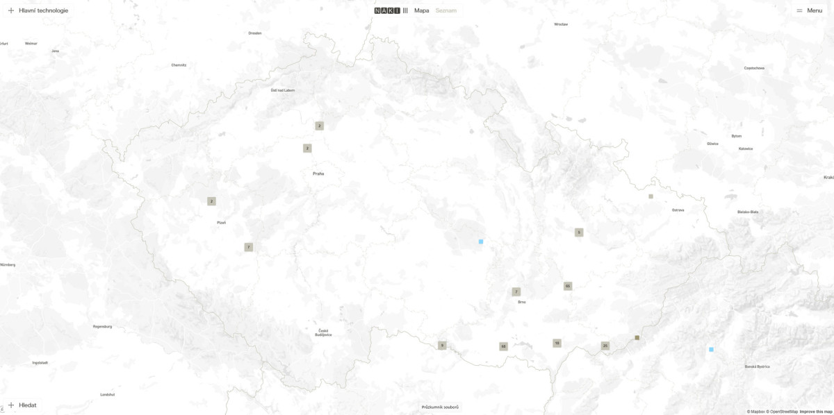 Interaktivní mapa