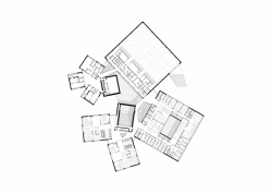 Esa Ruskeepää, škola v Opinmäki, 2.NP, výkres