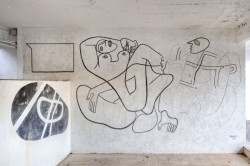 Nástěnná malba Le Corbusiera ve Vile E-2027