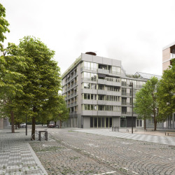 Vizualizace - Dostupné bydlení, Praha 3 - soutěž 2022