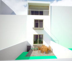 Rekonstrukce rodinného domu, vizualizace