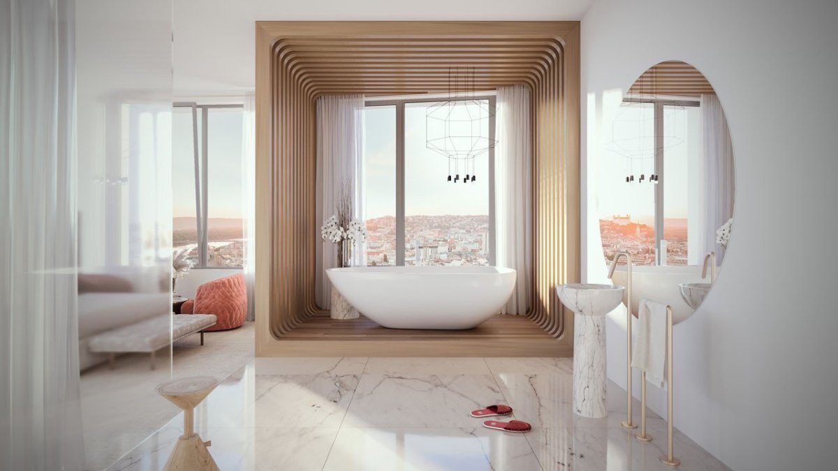 Sky Park Residence, Bratislava - vizualizace