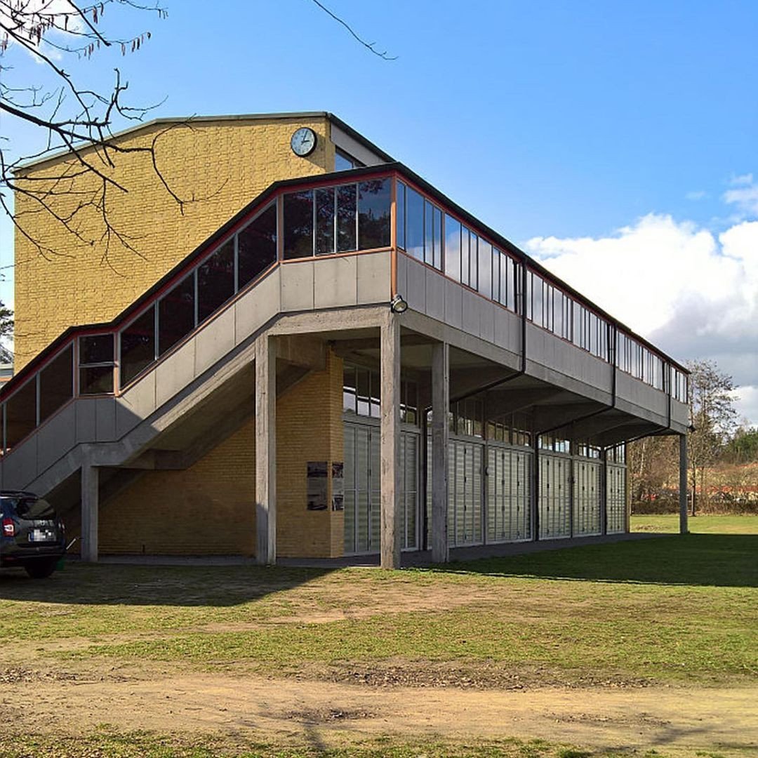 Hannes Meyer, Hans Wittwer - Bývalá škola odborových svazů (ADGB), Bernau, 1928-1930