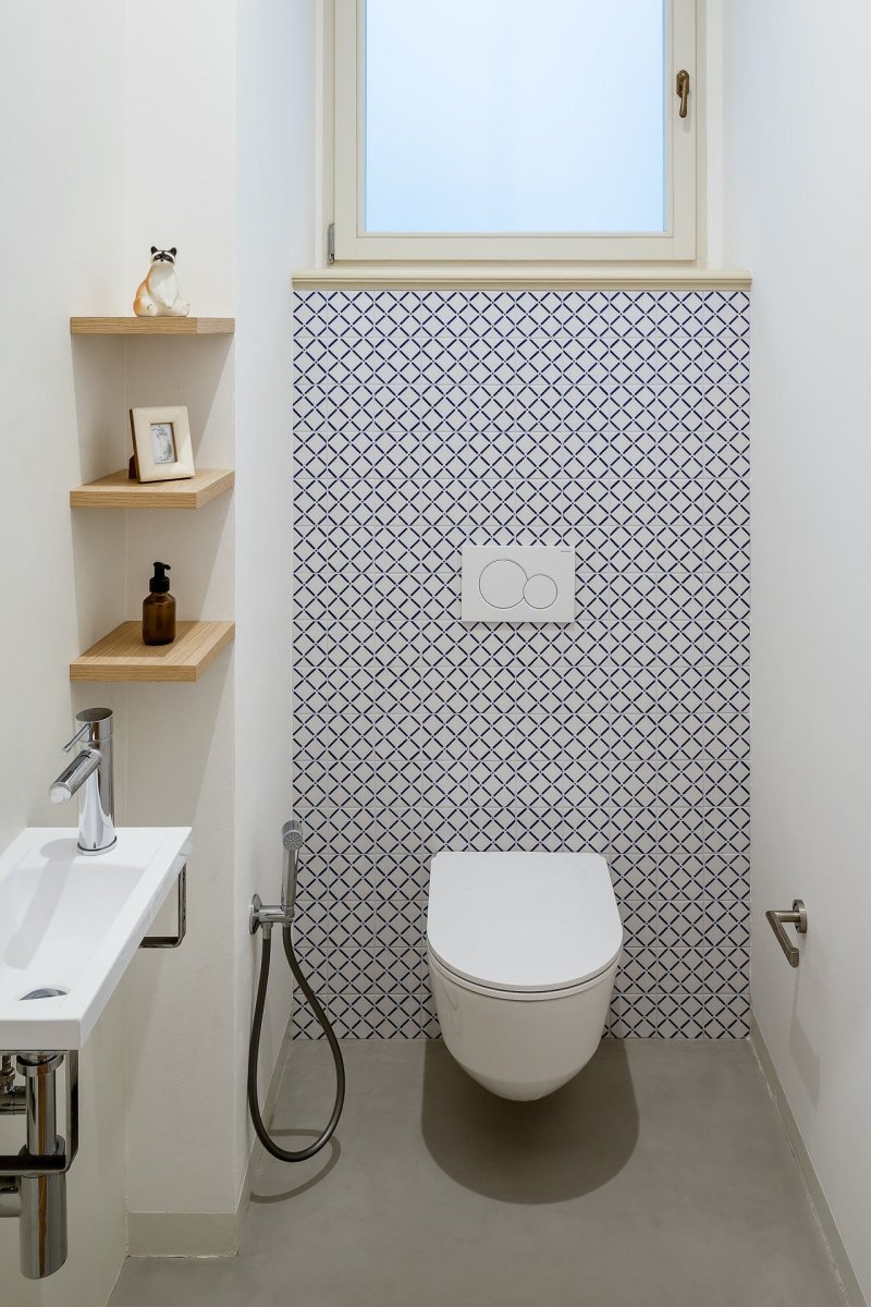 Byt v Praze-Vinohradech, Archistroj a Atelier HORIZONT: Pohled na WC