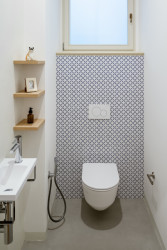 Byt v Praze-Vinohradech, Archistroj a Atelier HORIZONT: Pohled na WC
