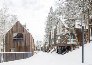 Paleko Arch Studija, PLAZMA Architecture Studio, dřevěné domky Rasu u Vilniusu, foto