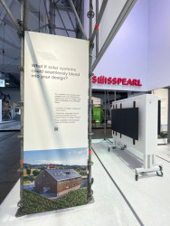 Opakované využití stánku na stavebním veletrhu Futurebuild Belgium 2025.