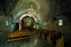 Podzemní prostory solného dolu Wieliczka