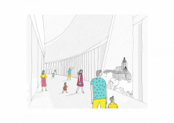 Přestavba Horácké arény v Jihlavě, Chybík+Krištof, vizualizace