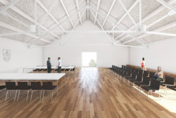 Nové sídlo Obecního úřadu v Hovorčovicích - odměna, OTA atelier, vizualizace