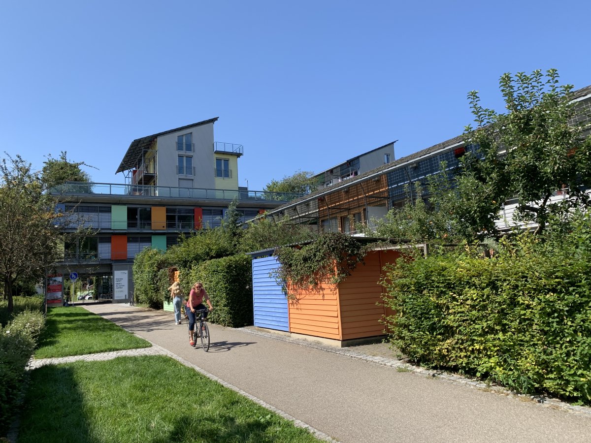 Udržitelná čtvrť Vanuban ve Freiburgu