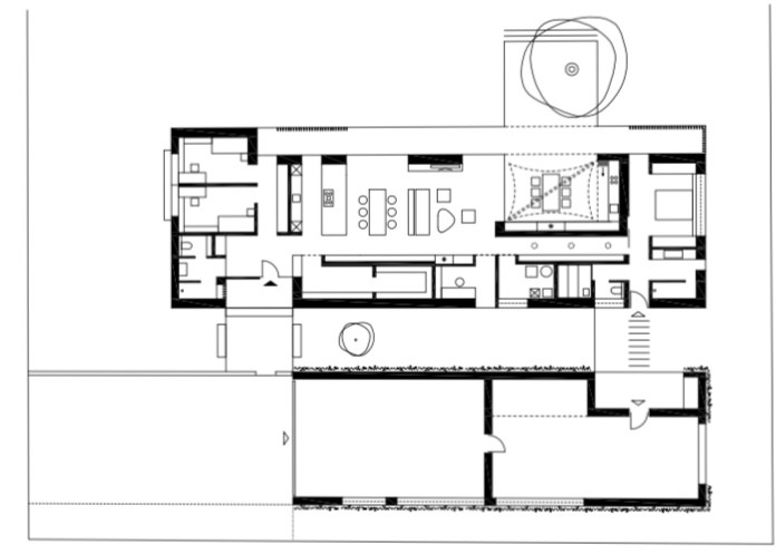 Rodinný dom C2, půdorys, ARCHITEKTI Mikulaj & Mikulajova