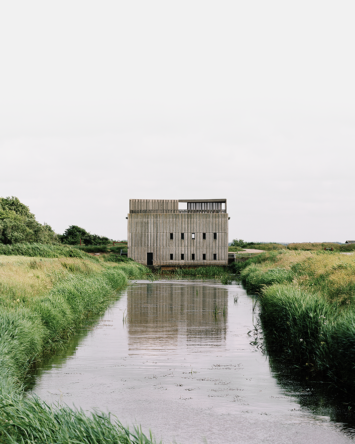 Johansen Skovsted Arkitekter, přečerpávací stanice na řece Skjern, foto