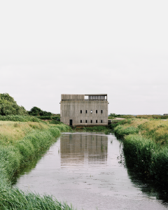Johansen Skovsted Arkitekter, přečerpávací stanice na řece Skjern, foto
