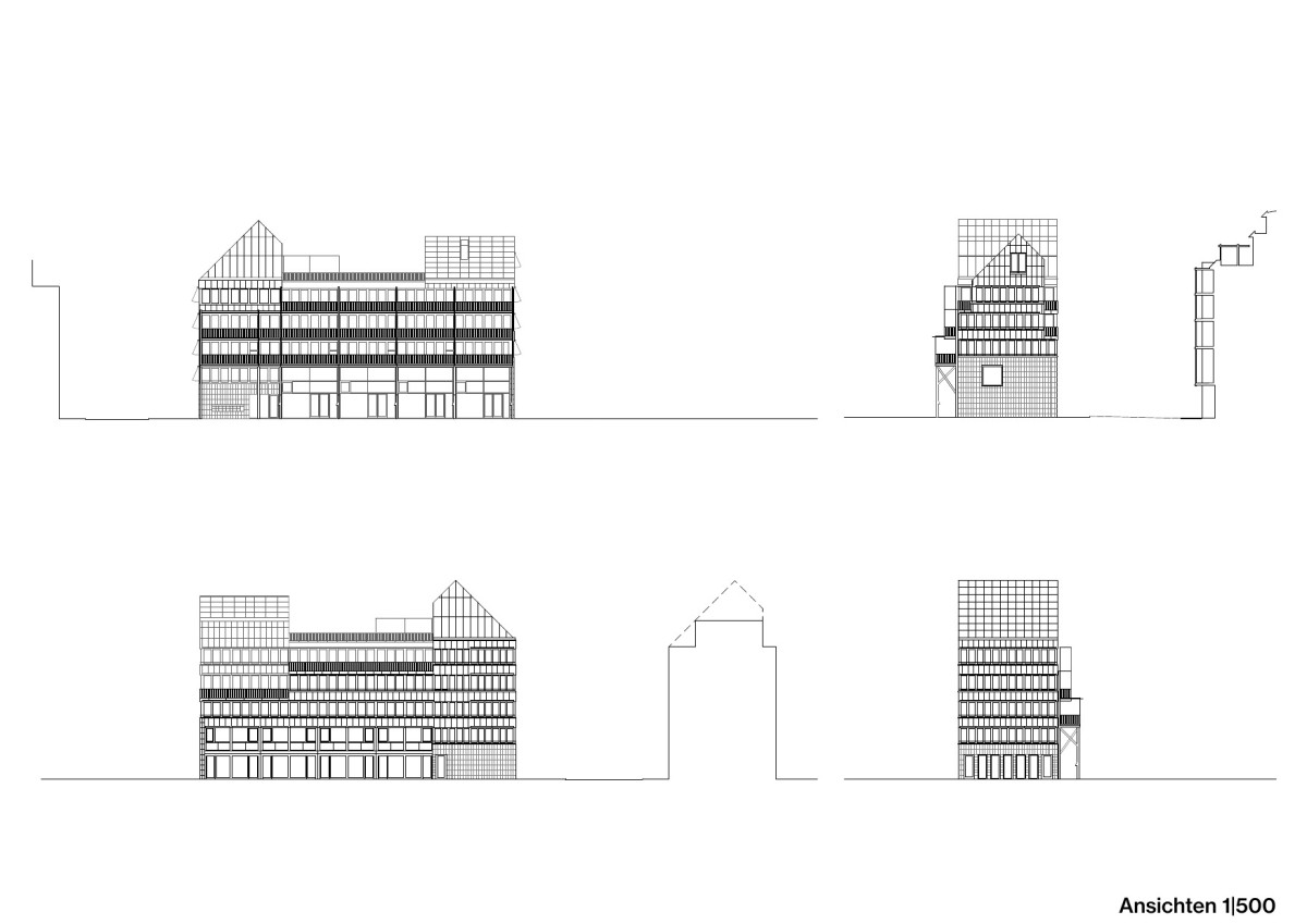 Pohledy (Komunitní bydlení v bývalé industriální zóně; Clauss Kahl Merz Atelier)