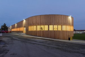 Dřevák, M1 architekti, kavárna
