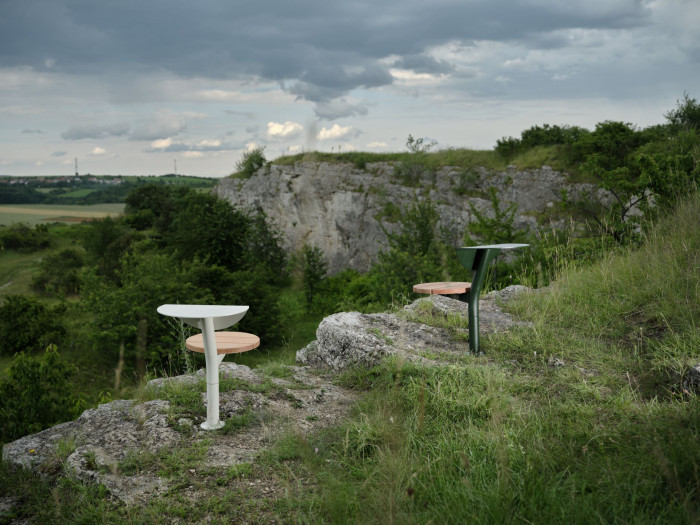 Solitérní prvek Morse Dot z kolekce Morse od mmcité