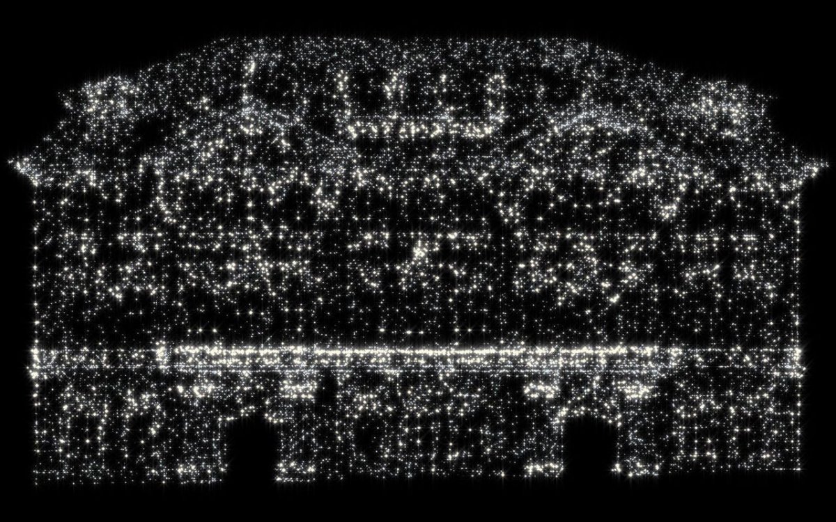 festival světla Signal, ukázka z programu: PETR KREJČÍK – VIDEOMAPPING