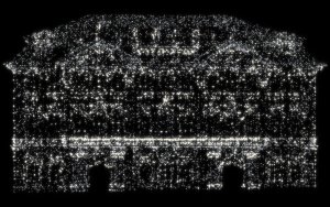 festival světla Signal, ukázka z programu: PETR KREJČÍK – VIDEOMAPPING