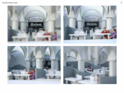 studio RAKETOPLÁN, Radniční sklípek v Liberci - foto fyzického modelu