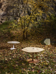 Architektka Daniela Polubědovová představila novou kolekci stolů Indiánské léto