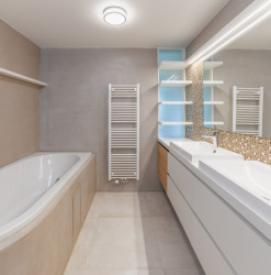 Interiér mezonetového bytu, studio AEIOU