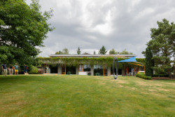 Největší změnou prošla zahrada; kromě solitérních stromů se daří i liánám psího vína, které v létě slouží ke stínění interiéru a snižování tepelných zisků, zatímco v zimě opadává a pustí sluneční paprsky dovnitř