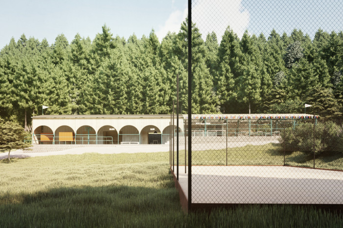 Lesní Koupaliště, Mjölk architekti, vizualizace