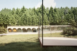 Lesní Koupaliště, Mjölk architekti, vizualizace