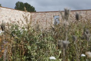 „Zahrada poroste společně s místními dětmi. A zdi Hage zarámují jejich vzpomínky.“ popisují architekti. (Zahrada Hage, Brendeland & Kristoffersen)