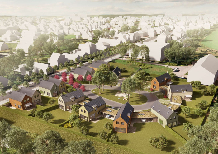 Bydlení Újezd nad Lesy, studie