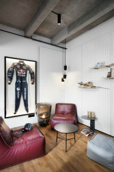 Redesign kaceláří Redbull, 3. patro - ředitelna, Kunc Architects,