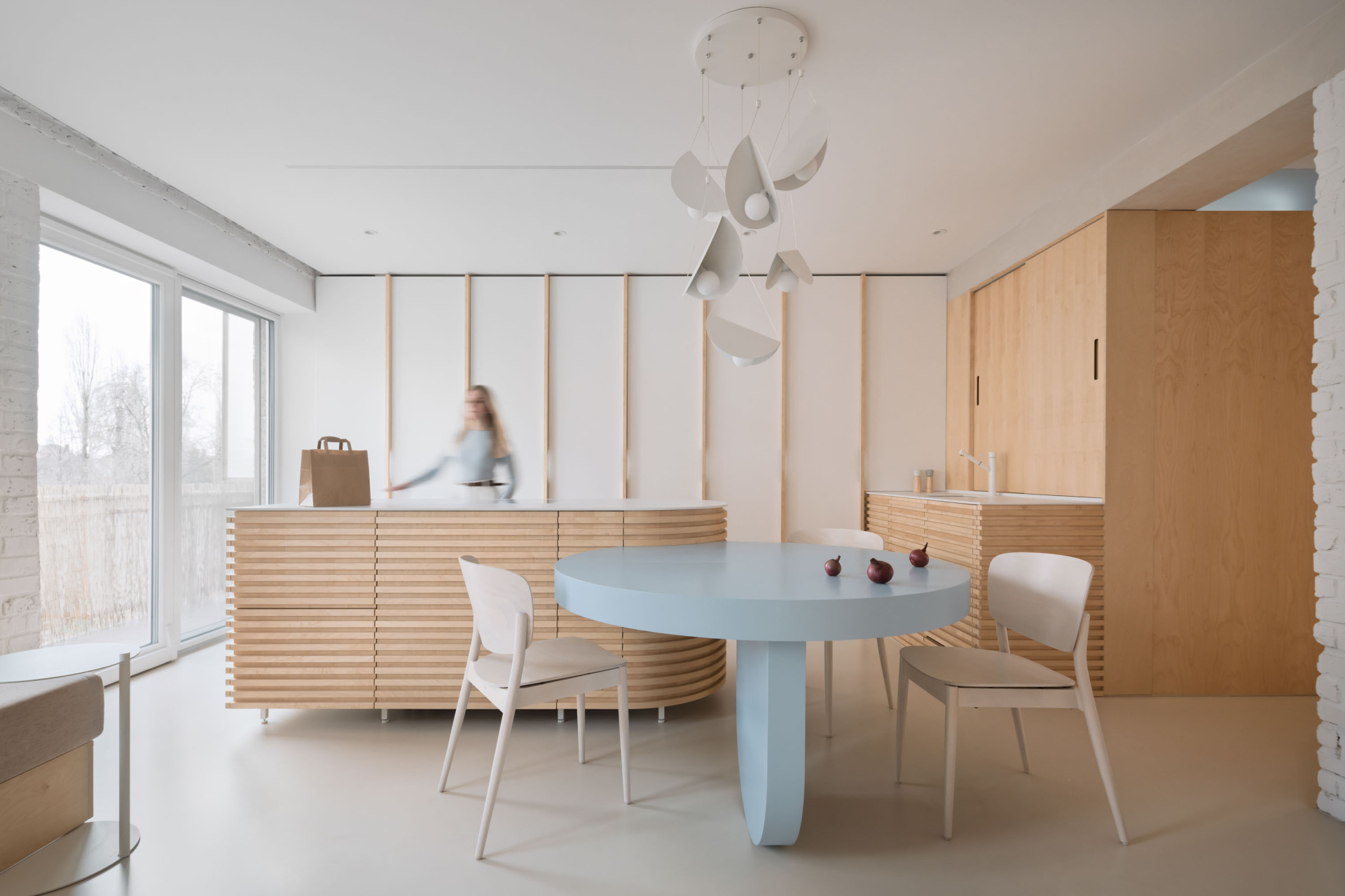 "Open space" byt v Hodoníně od Atel!er