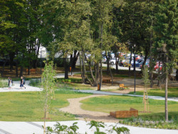 Prostupnost území zvýšily také pěšiny z mulčovací kůry. 