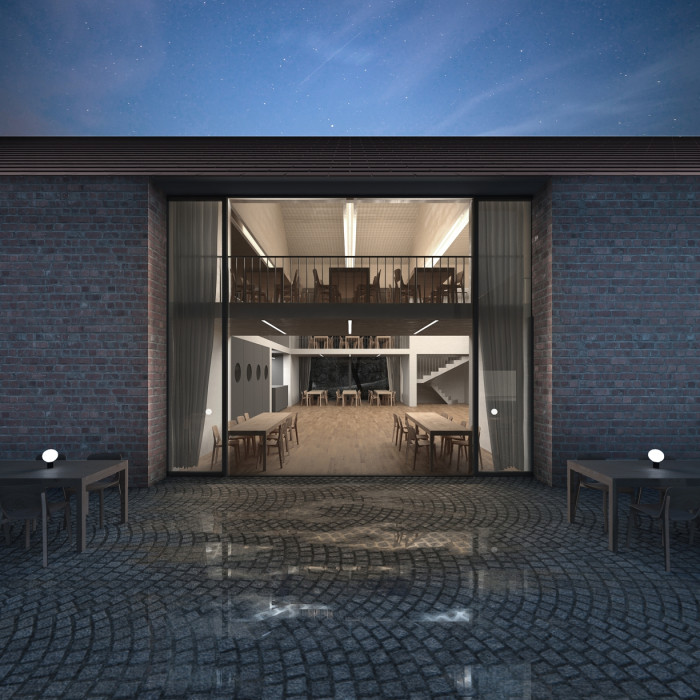 Polyfunkční dům Slivenec od bod architekti (soutěžní návrh)