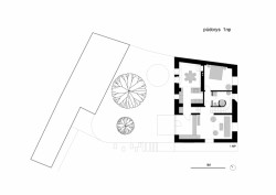 Dům v Ráji, Zdeněk Balík (ZETTE ateliér), půdorys 1NP
