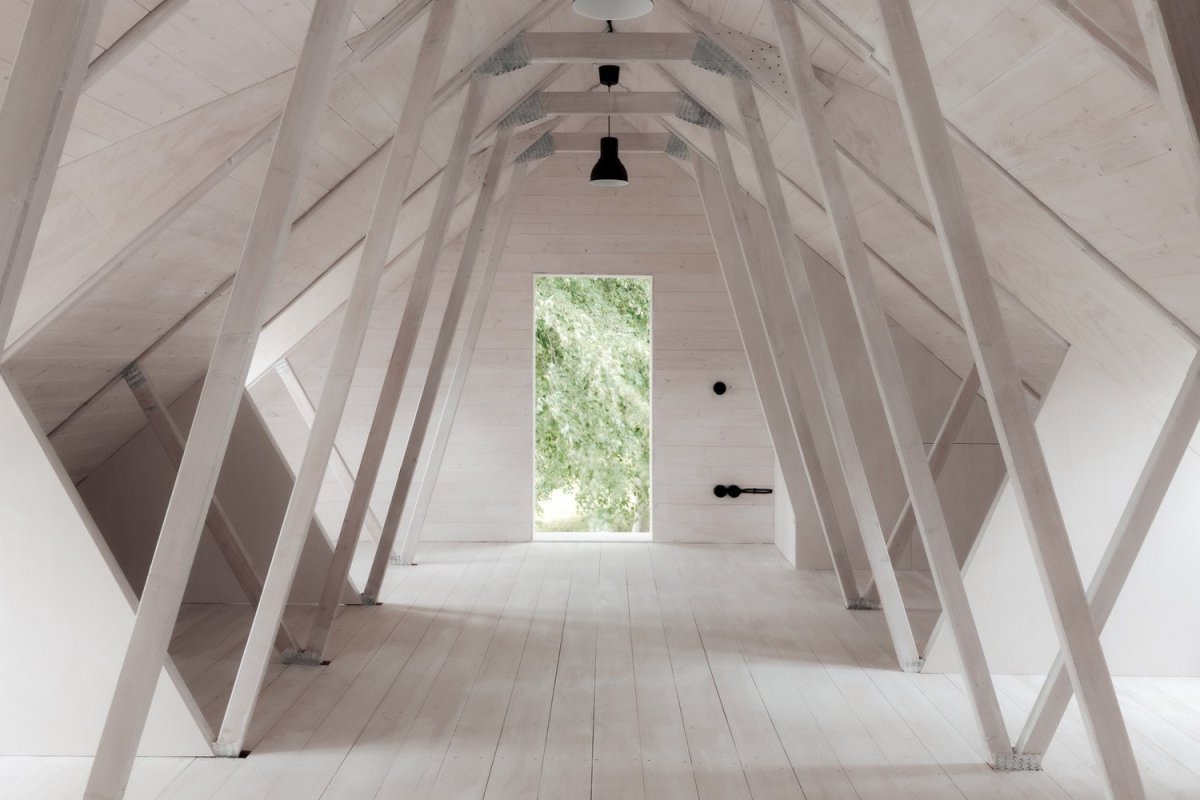 Přeměna stodoly na fotografické studio od Helga Blocksdorf Architektur