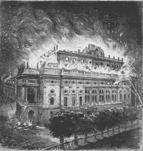 Požár Národního divadla 1881