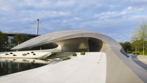 Porsche Pavilion at the Autostadt in Wolfsburg