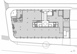 Rezidence Prachnerova, A.LT Architekti, půdorys 1NP